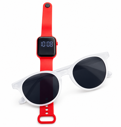 Set infantil de gafas + reloj digital
