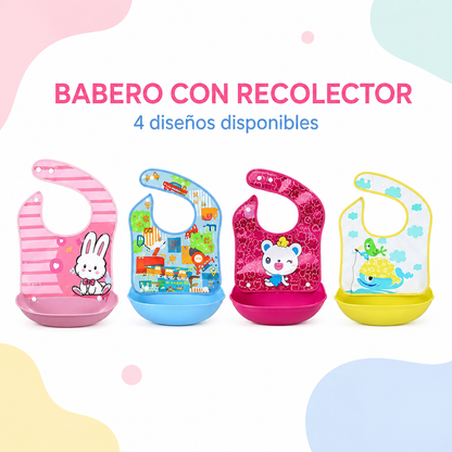 Babero Infantil con Recolector Removible