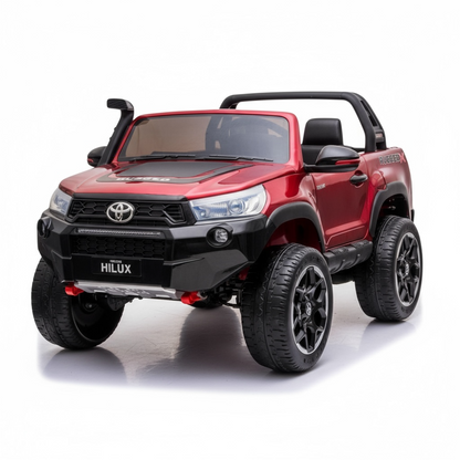 Carro Electrico Toyota Hilux, Control Remoto, 2 Puestos, Con Pantalla y Licenciado 14 Amperios