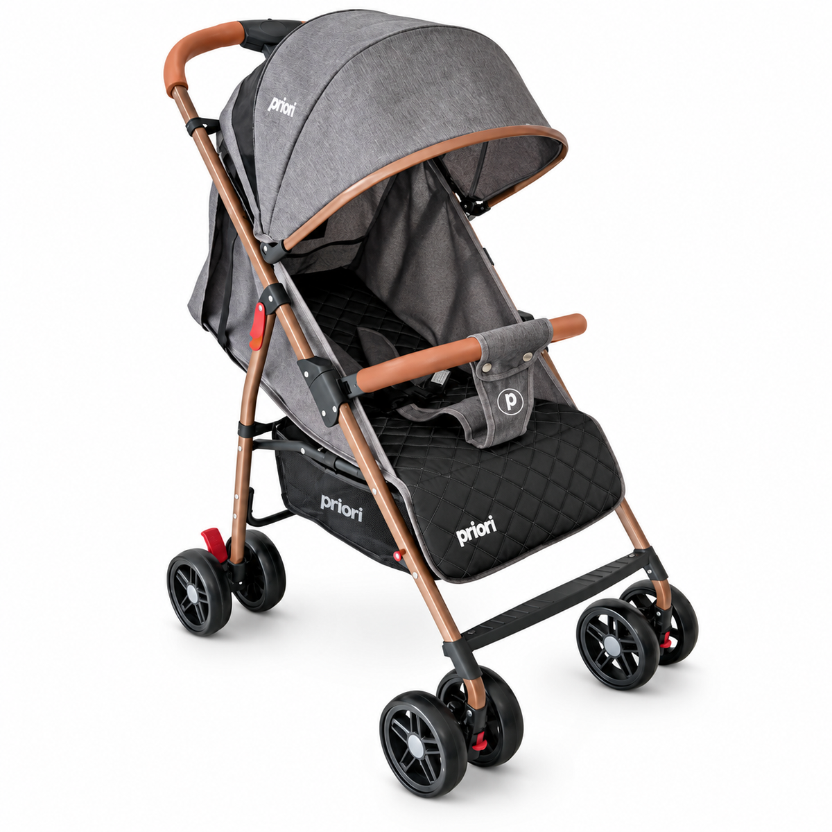 Coche paseador Priori Park Liviano y Reclinable Para Bebé.