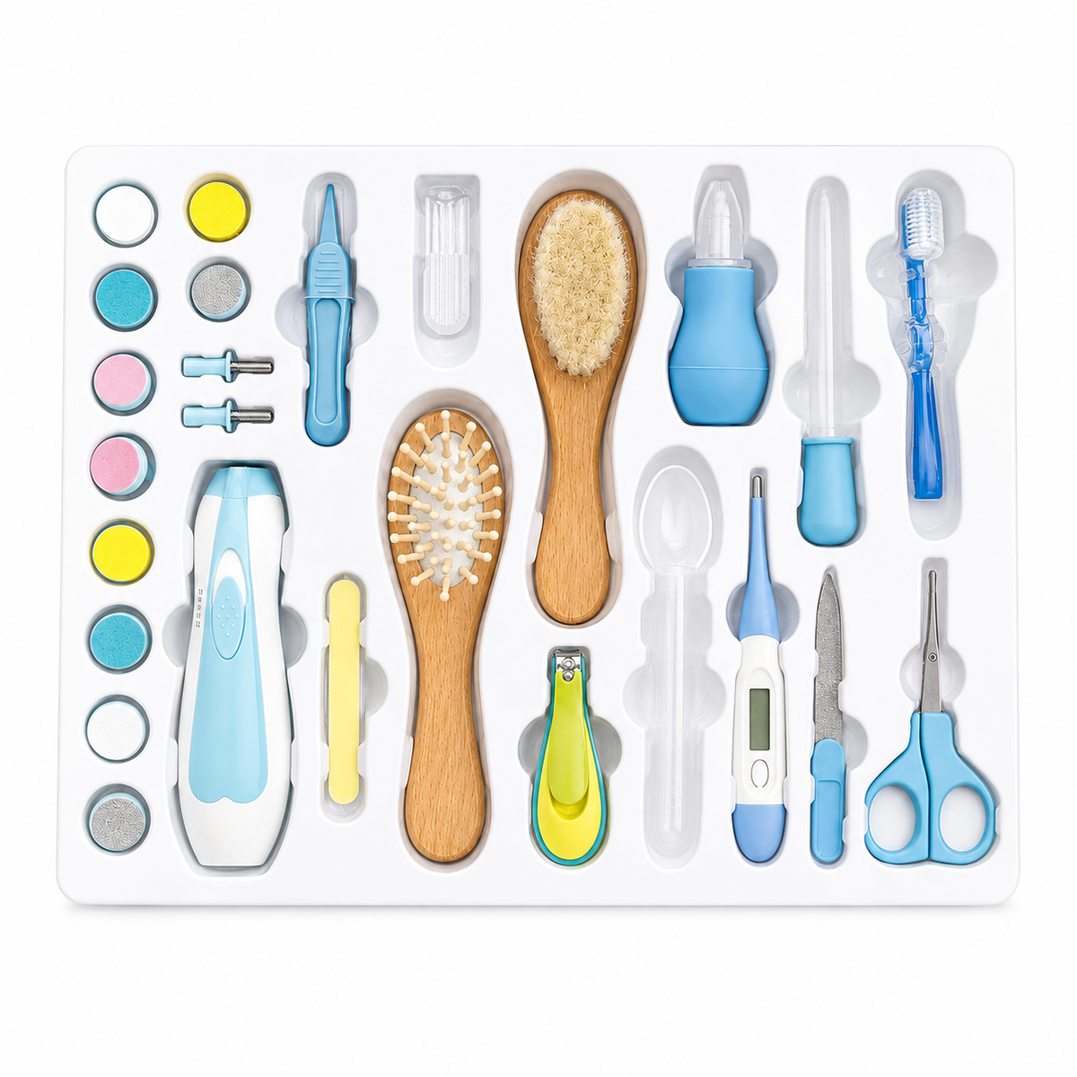 Kit de Aseo y Cuidado para Bebé 28 Piezas – Set Completo de Higiene