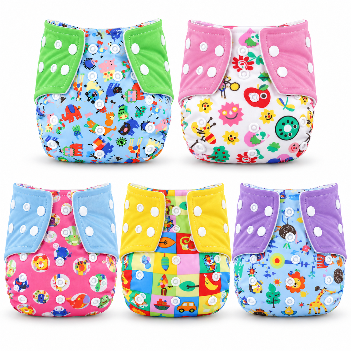 🌈 Pañal Ecológico Reutilizable para Bebé | Ajustable y Lavable 🍼💕