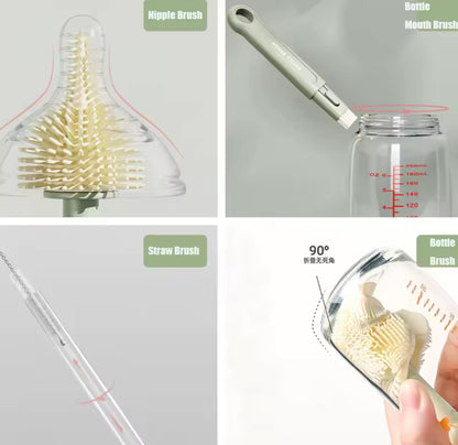 Juego De Cepillos Para Lavar Biberones  6 en 1