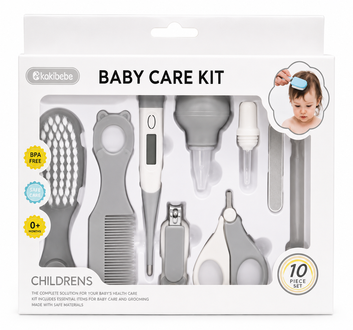 Set de Cuidado Personal para Bebé x10 | Kit de Higiene
