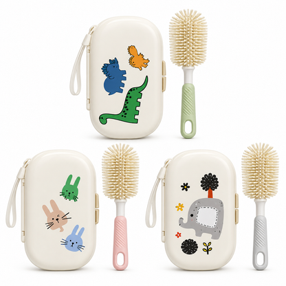 Set portátil de limpieza para teteros – 10 piezas