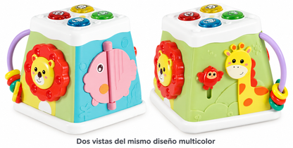 🎶 Cubo didáctico musical: ¡una aventura con animalitos! 🦁