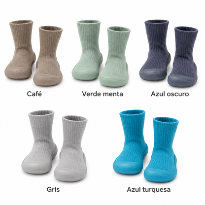 🌈  · Mediazapatos con suela: ¡color para sus piecitos!