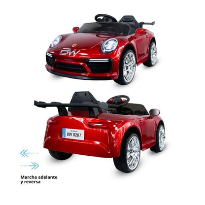 Carro Montable Eléctrico Cayman Prinsel Rojo Con Control Remoto