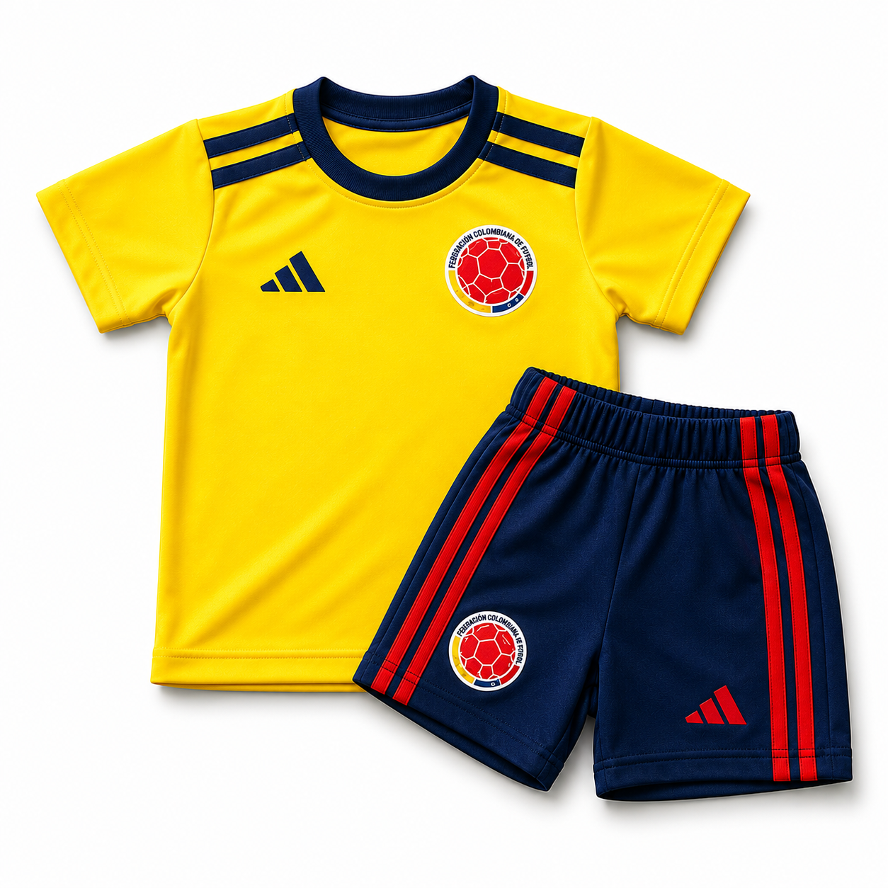 Uniforme Infantil Bebe Selección Colombia Premium Algodon 2 piezas