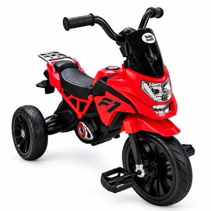 Triciclo Infantil Musical Estilo Moto H-568 Con Pedales
