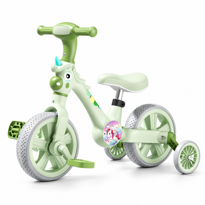 Bicicleta Infantil 3 en 1 con triciclo, modo equilibrio, luces y música