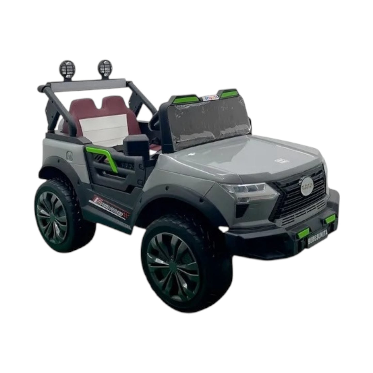 Carro Camioneta Eléctrico Con Llantas En Goma Y Control Remoto 909 4x4