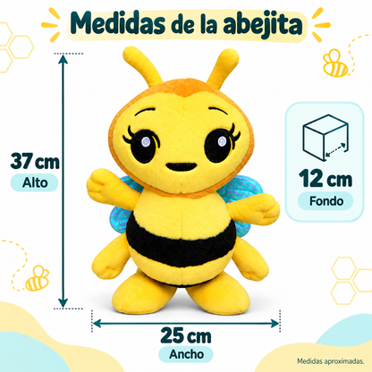 Abejita Musical De Peluche Que Camina De 37 Cm Plim Plim