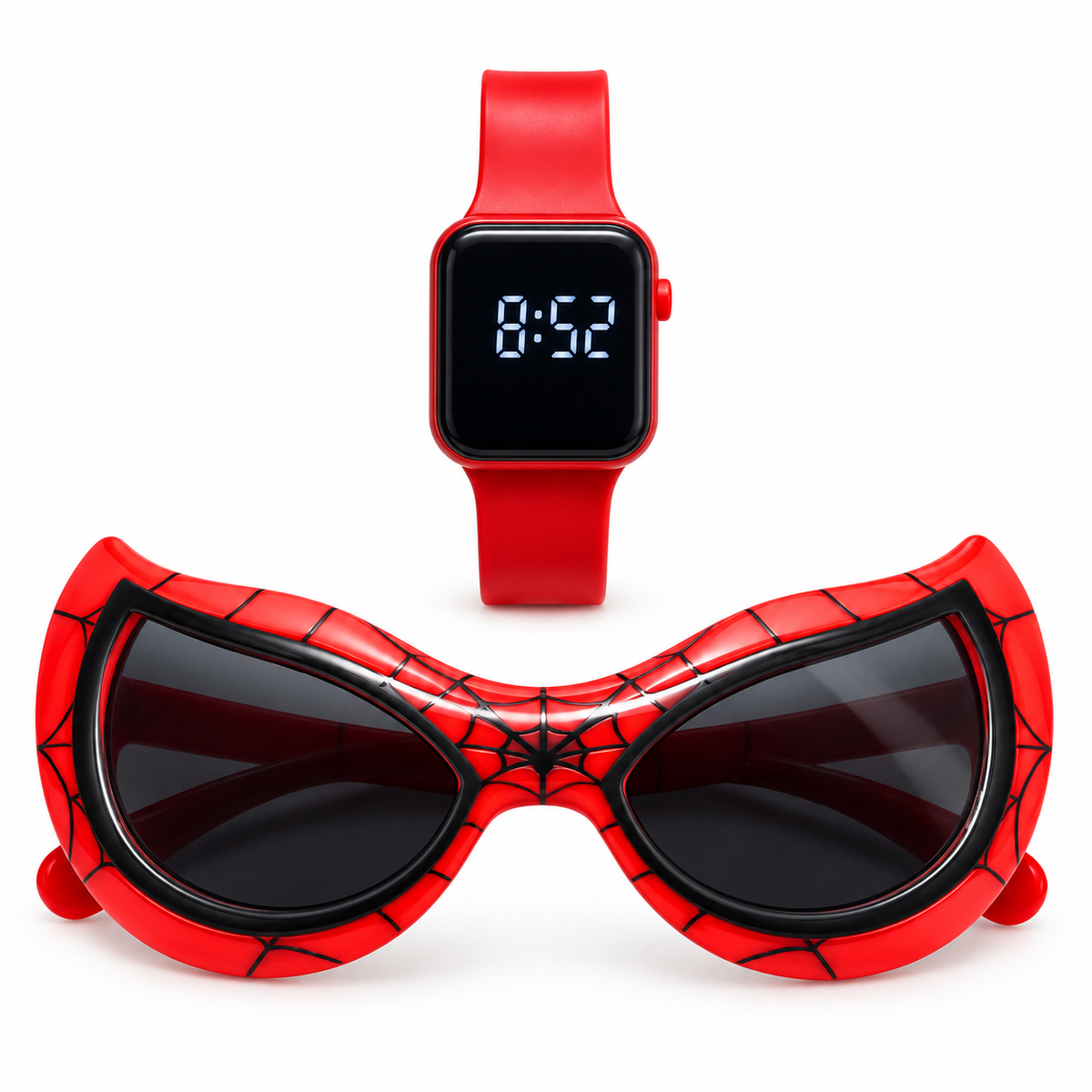 🕸️ Set infantil de gafas + reloj digital