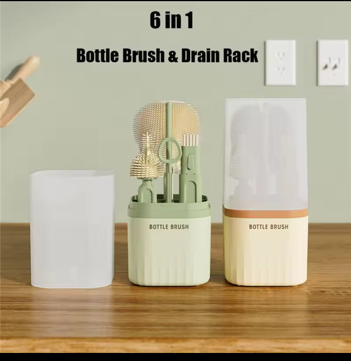 Juego De Cepillos Para Lavar Biberones  6 en 1