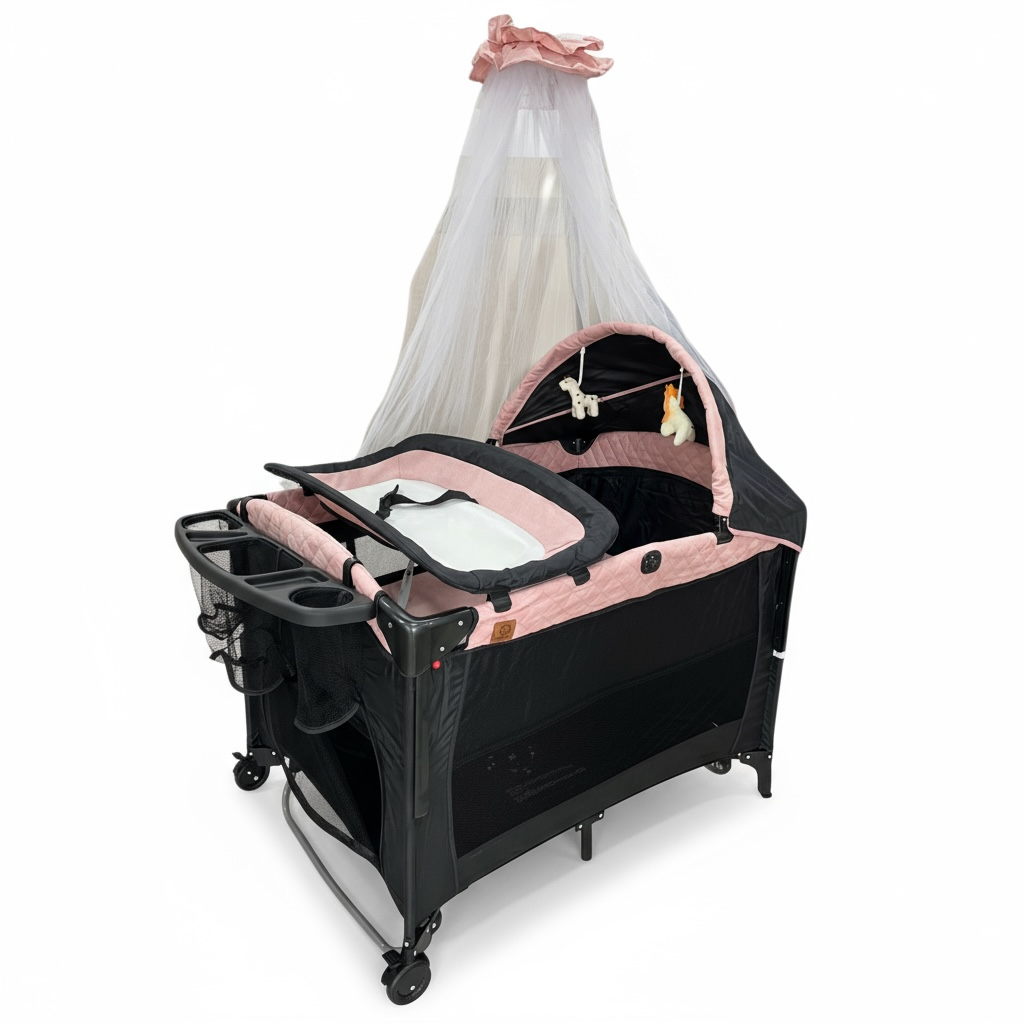 Corral Cuna Colecho Silver De Lujo Maxibaby