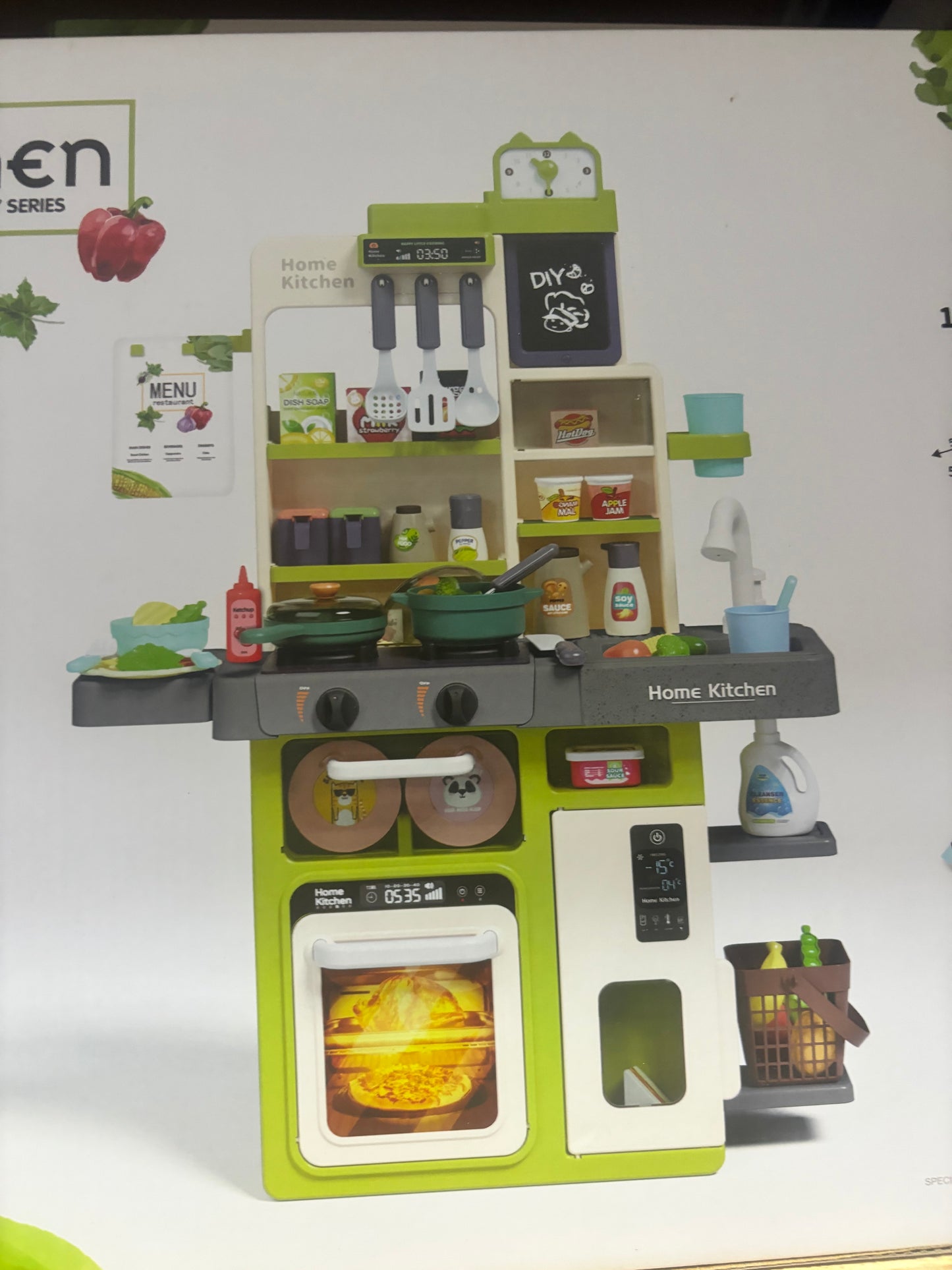 Cocina Infantil 63 Piezas Altura 80 Cms