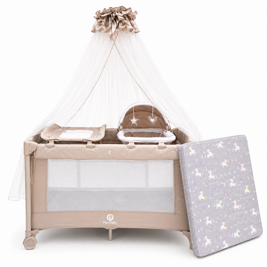 Combo Corral Colecho Galaxy + Colchoneta en Espuma 70 × 100 × 10 cm