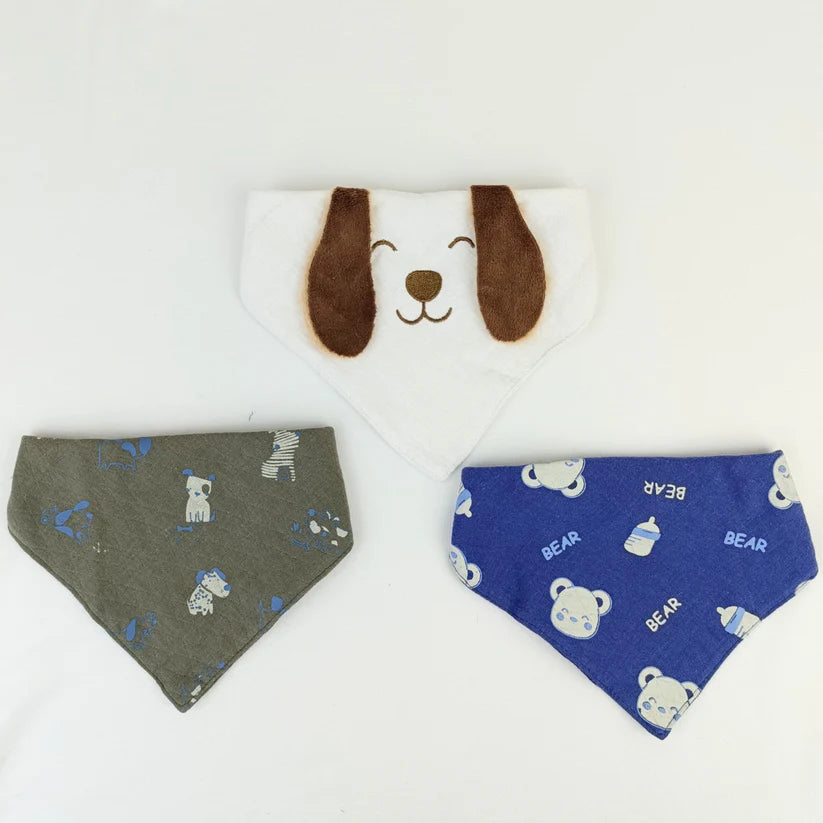Set Baberos x 3 Tipo Bandana 398