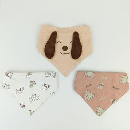 Set Baberos x 3 Tipo Bandana 398