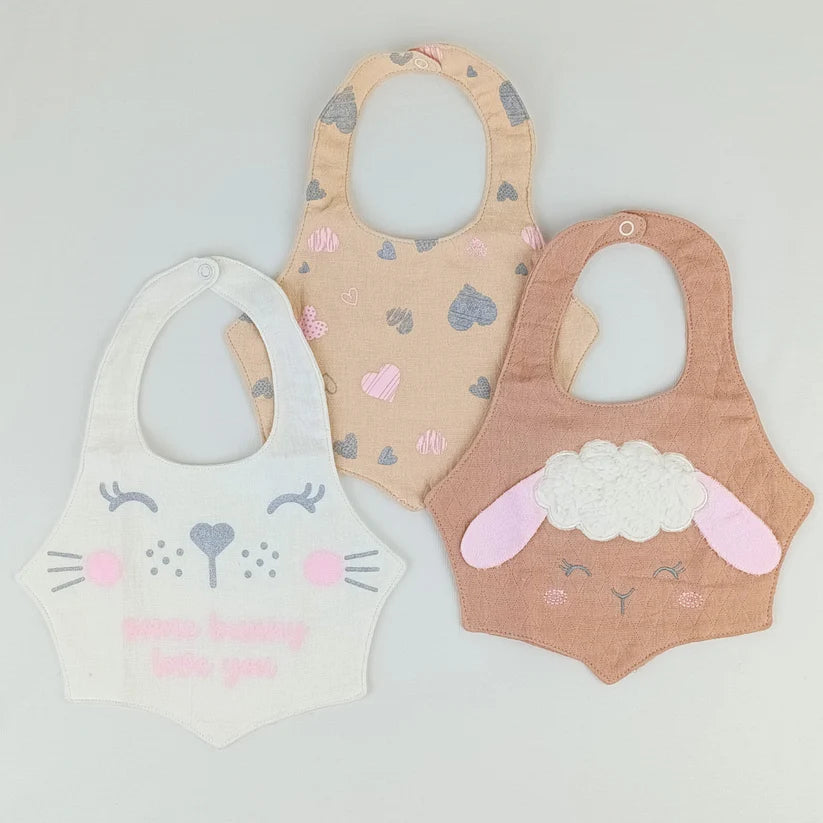 Set Baberos x 3 Tipo Bandana 398