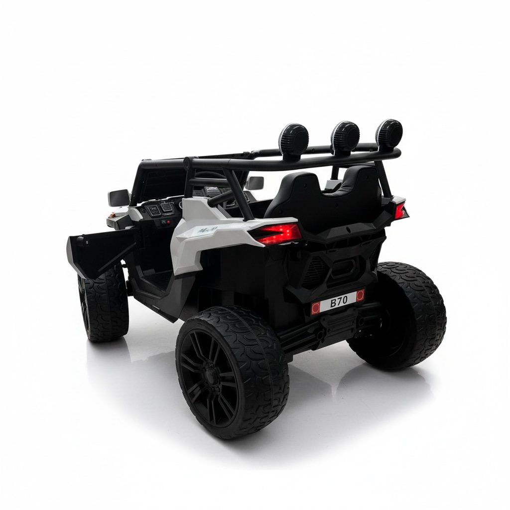 Carro Jeep Eléctrico 2 Puestos B70  Llantas En Goma y Control Remoto