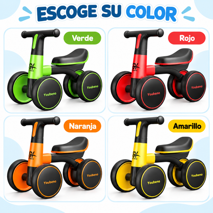 Bici Correpasillos Infantil De 4 Ruedas Sin Pedales K302-2 Youbeno