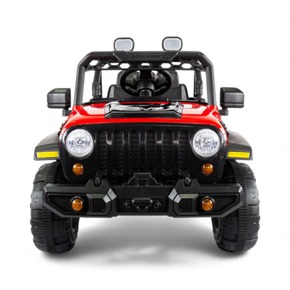 Carro Electrico Rubicon 12 Voltios Con Control Remoto Prinsel Rojo Llantas En Goma