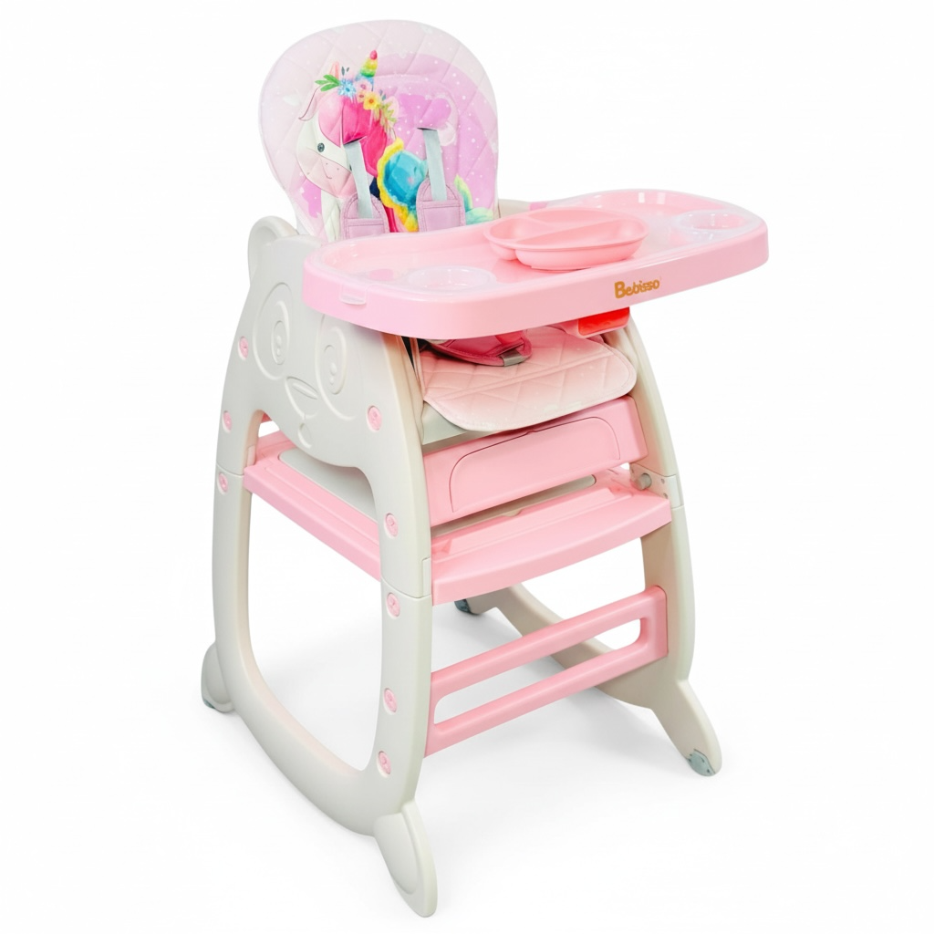 Silla Comedor Escritorio Winnieh Con LEGO, Telas En Cuero, Con Cancha y Plato Incluido