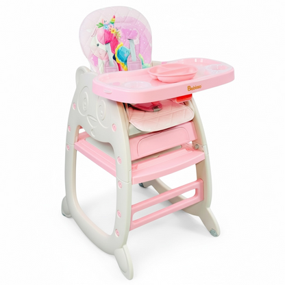 Silla Comedor Escritorio Winnieh Con LEGO, Telas En Cuero, Con Cancha y Plato Incluido