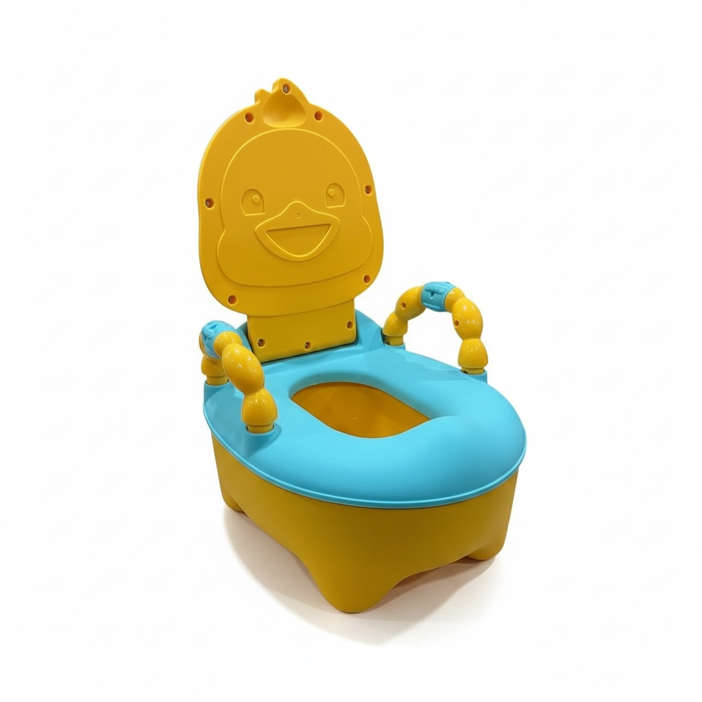 🚽Vasenilla de Entrenamiento de Bebé Forma de Pato con Asiento y Tapa