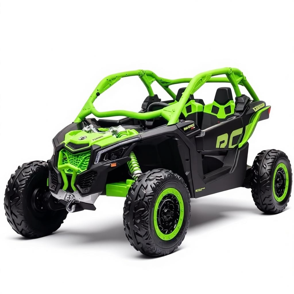 Carro Eléctrico Super Can-am Maverick 4x4 Con Control Remoto 5 Motores Licenciado 24 Voltios