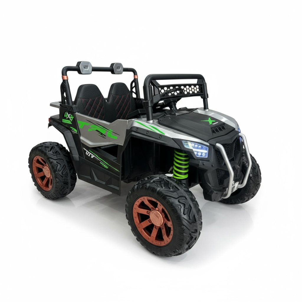 Carro Eléctrico Xtreme 2 Puestos Con Pantalla, Llantas En Goma y Control Remoto