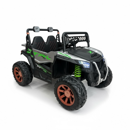 Carro Eléctrico Xtreme 2 Puestos Con Pantalla, Llantas En Goma y Control Remoto