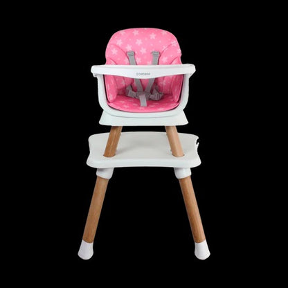 Silla Comedor Baby Elite Dinner 5 en 1 Bebesit Rosado