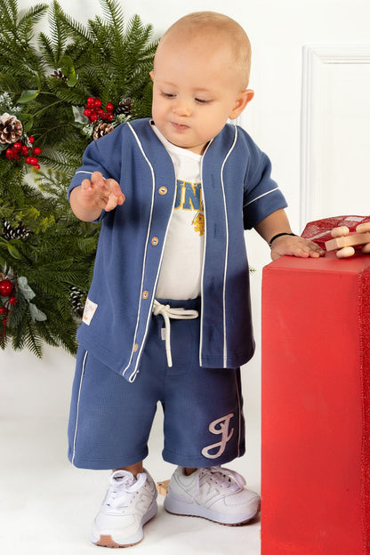 Conjunto 3 Piezas Funny Joy Azul