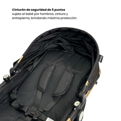 Coche Cuna Tipo Moises Small Luxury