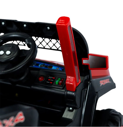 Carro Eléctrico Qatar Rojo 12 V Con Control Remoto Prinsel