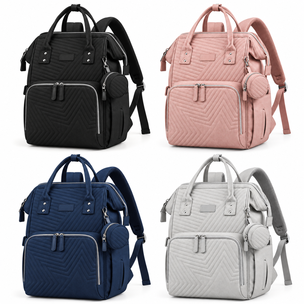 🎒 Pañalera Tipo Morral con Monedero para Bebé 💕