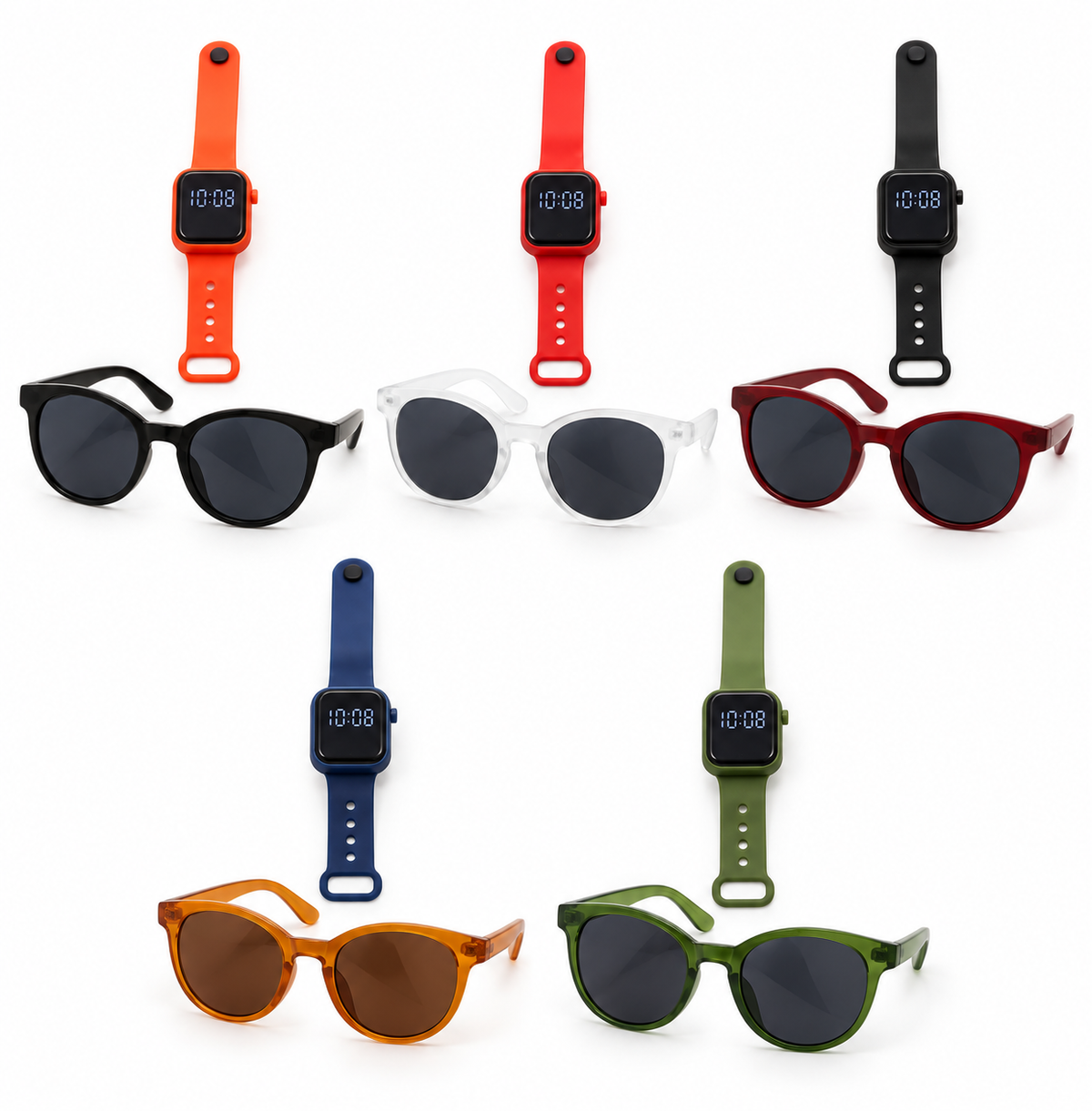 Set infantil de gafas + reloj digital