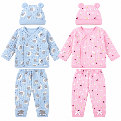 Pijama Acolchado para Bebé de 3 Piezas