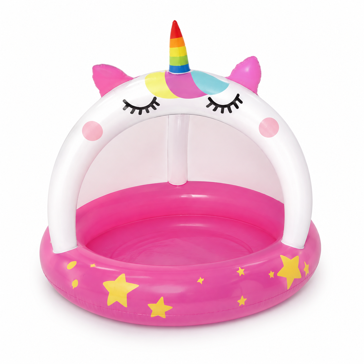 Piscina Infantil Unicornio con Techo Intex x 102 Cms Diámetro