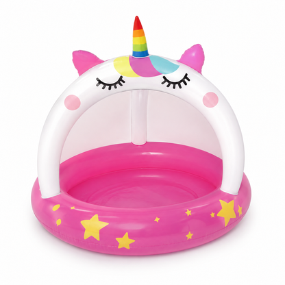 Piscina Infantil Unicornio con Techo Intex x 102 Cms Diámetro