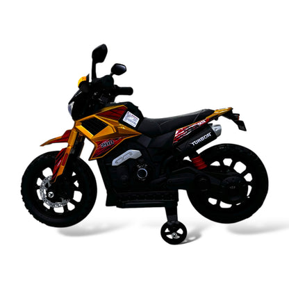 Moto Eléctrica  Cross Con Llantas De Apoyo