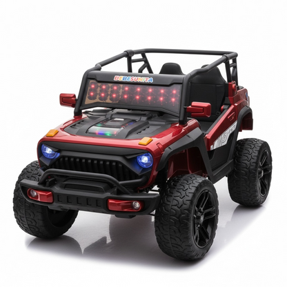 Carro Jeep Eléctrico 2 Puestos B70  Llantas En Goma y Control Remoto