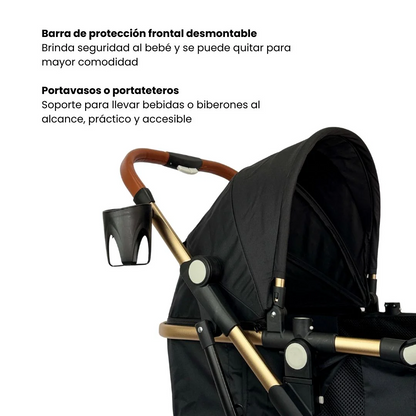 Coche Cuna Tipo Moises Small Luxury