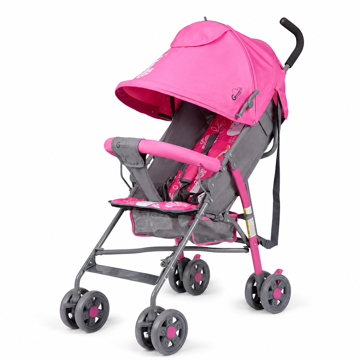 Paseador Tipo Sombrilla Reclinable con Canopy Extensible