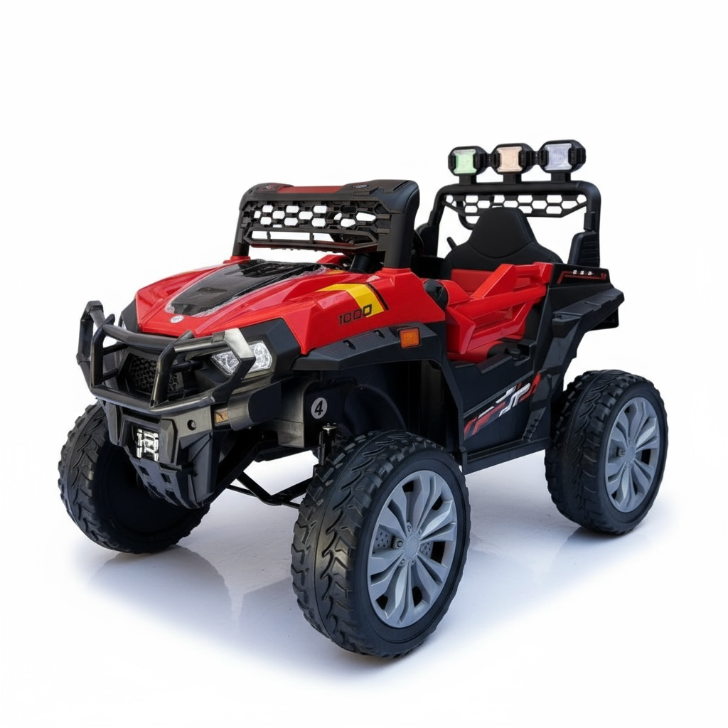 Carro Buggy Eléctrico Con Llantas En Goma Y Control Remoto 4x4 Tracker Maxibaby