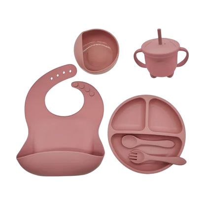 Vajilla En Set De Silicona 6 Piezas