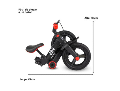 Bicicleta De Equlibrio 4 en 1 Revolt Plegable Prinsel